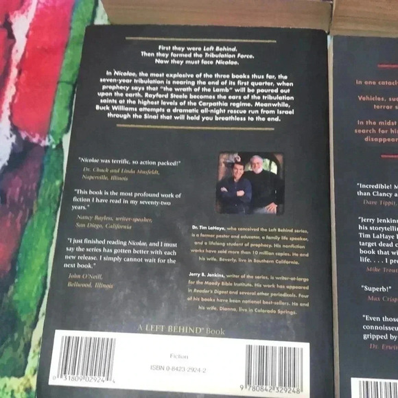 Tim LaHaye Jerry B.Jenkins 4 book lot - Picture 6 of 7